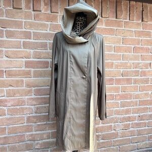 Mycra Pac Donatella Reversible Pleated Hood Raincoat M/L